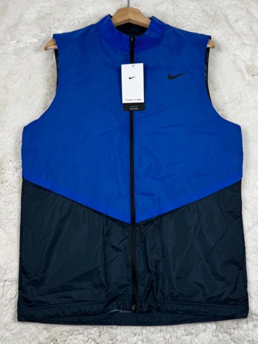 Nike Therma-FIT ADV Repel Golf Vest Blue Men's Size Medium Down Fill  NEW NWT